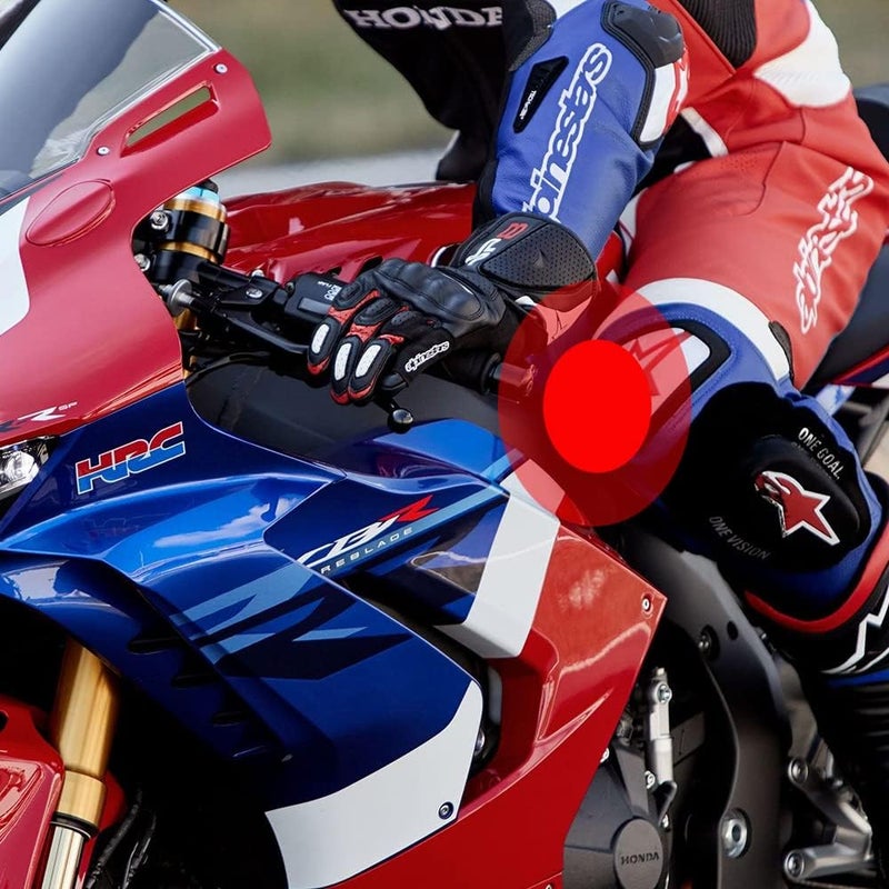 KATIE DEVI Tank Pad CBR1000RRR SP CBR1000RR-R 2020 ~/CBR1000RR-R FIREBLADE/SP 2022~2025 Motorcycle Tank Pad Anti-Slip Tank Pad Protective Sticker Side Tank Pad Traction Pad Black CBR1000RRR Fireblade SP - Image 2